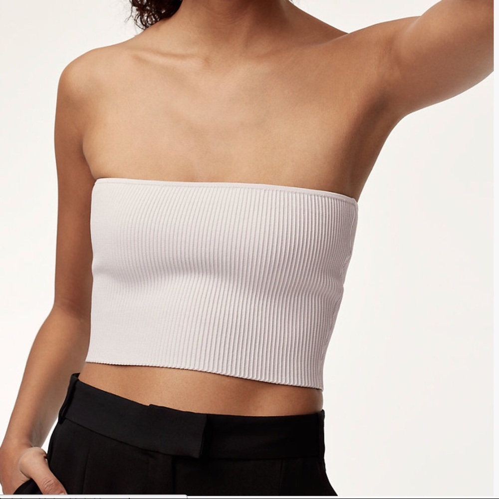 Babaton Essamba Knit Top, Size S, Sea Salt NWOT